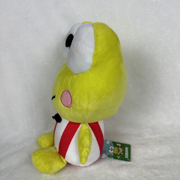 12” Keroppi Sanrio 2023 Frog Kawaii Plush Stuffed Animal Toy Doll Hello Kitty - Picture 5 of 12